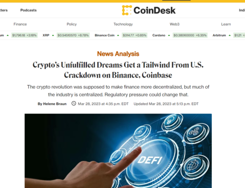 ABCA’s Greenberg in CoinDesk discussing CFTC Lawsuit against Binance